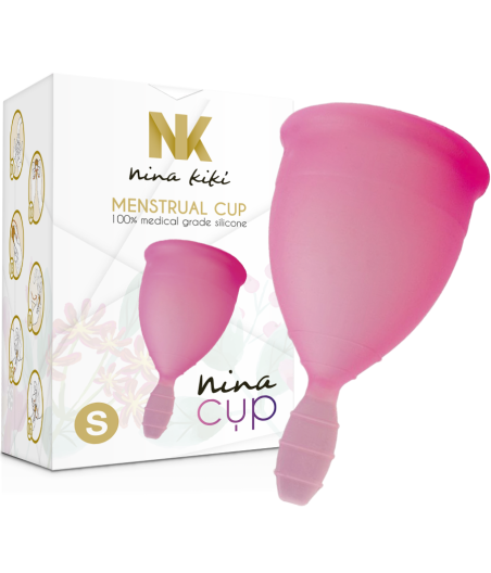 NINA KIKÍ - COPO MENSTRUAL ROSA - TAMANHO S