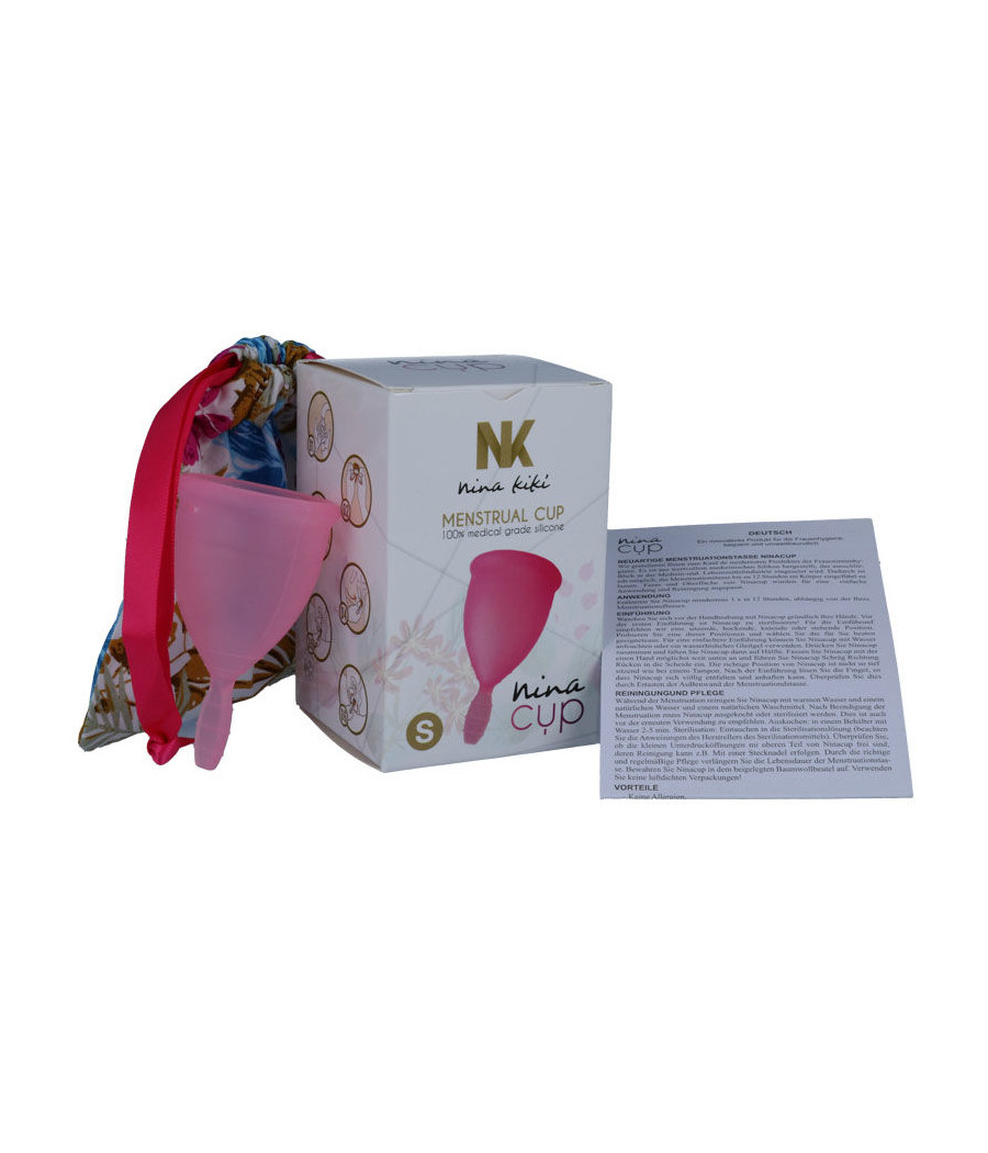 NINA KIKÍ - MENSTRUAL CUP PINK - SIZE S