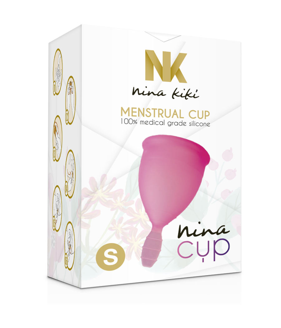 NINA KIKÍ - COPPA MESTRUALE ROSA - TAGLIA S