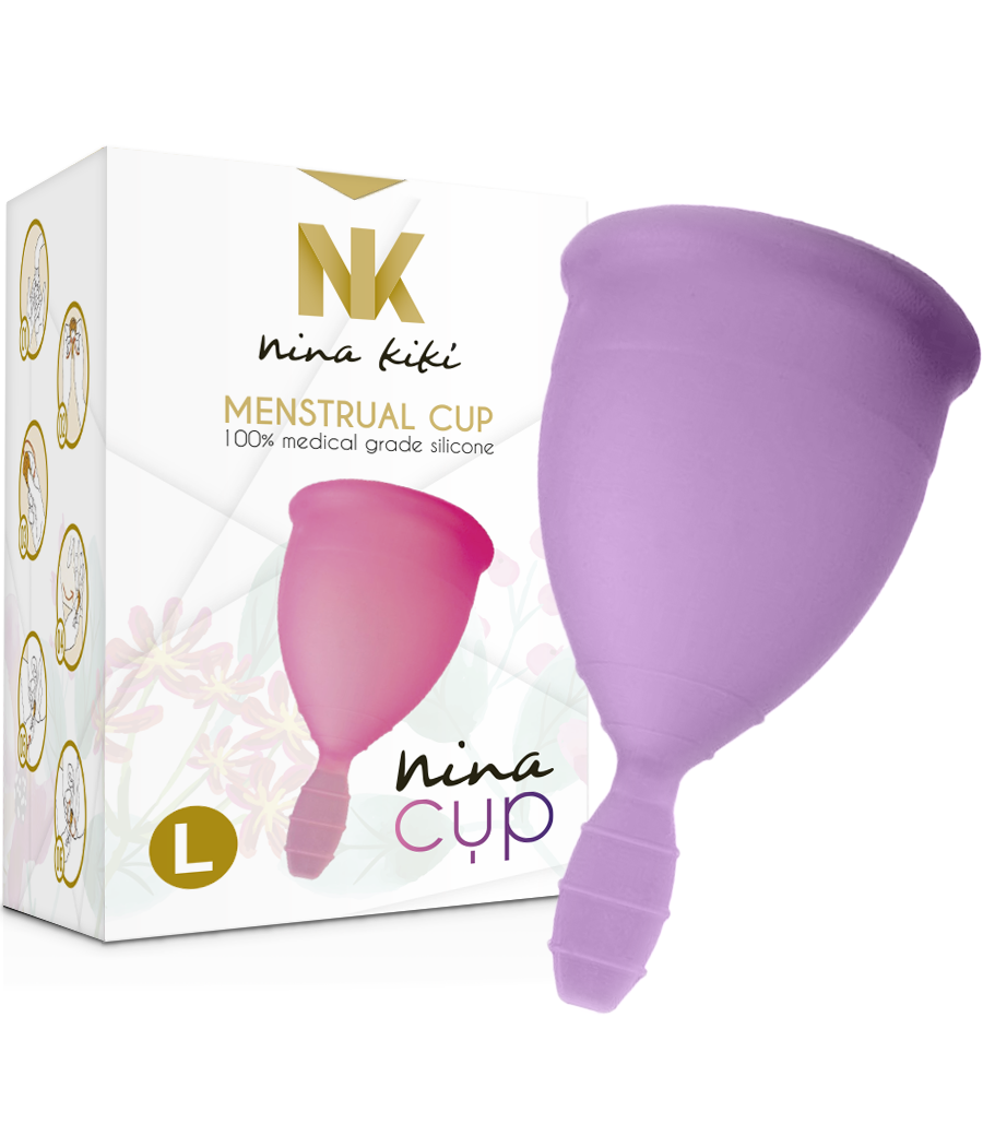 NINA KIKÍ - COPO MENSTRUAL ROXO - TAMANHO L