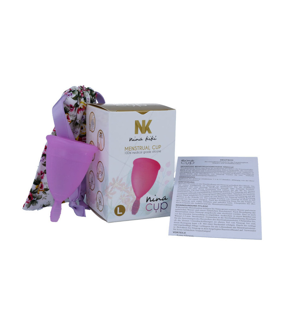 NINA KIKÍ - COPPA MESTRUALE VIOLA - TAGLIA L