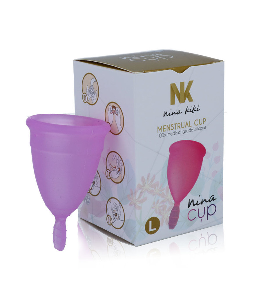 NINA KIKÍ - COPA MENSTRUAL LILA - TALLA L
