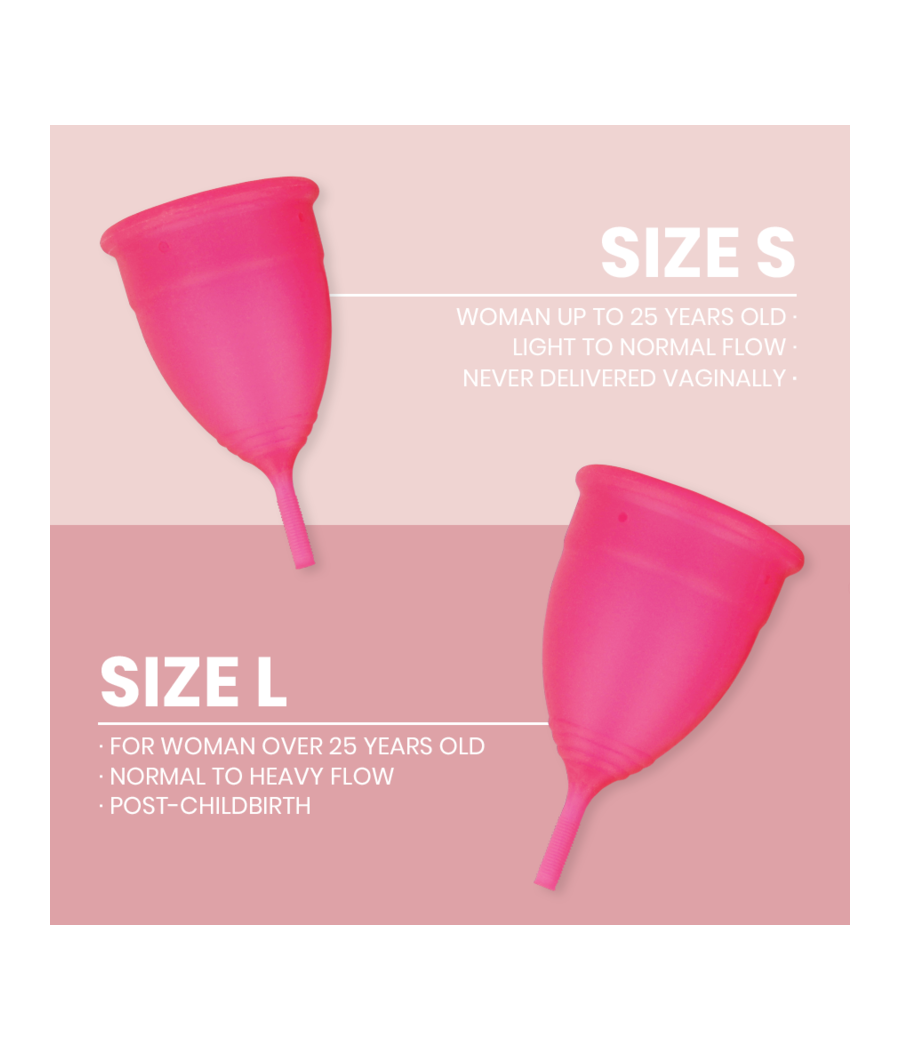INTIMICHIC - MENSTRUAL CUP MEDIZINISCHES SILIKON - GRÖSSE S
