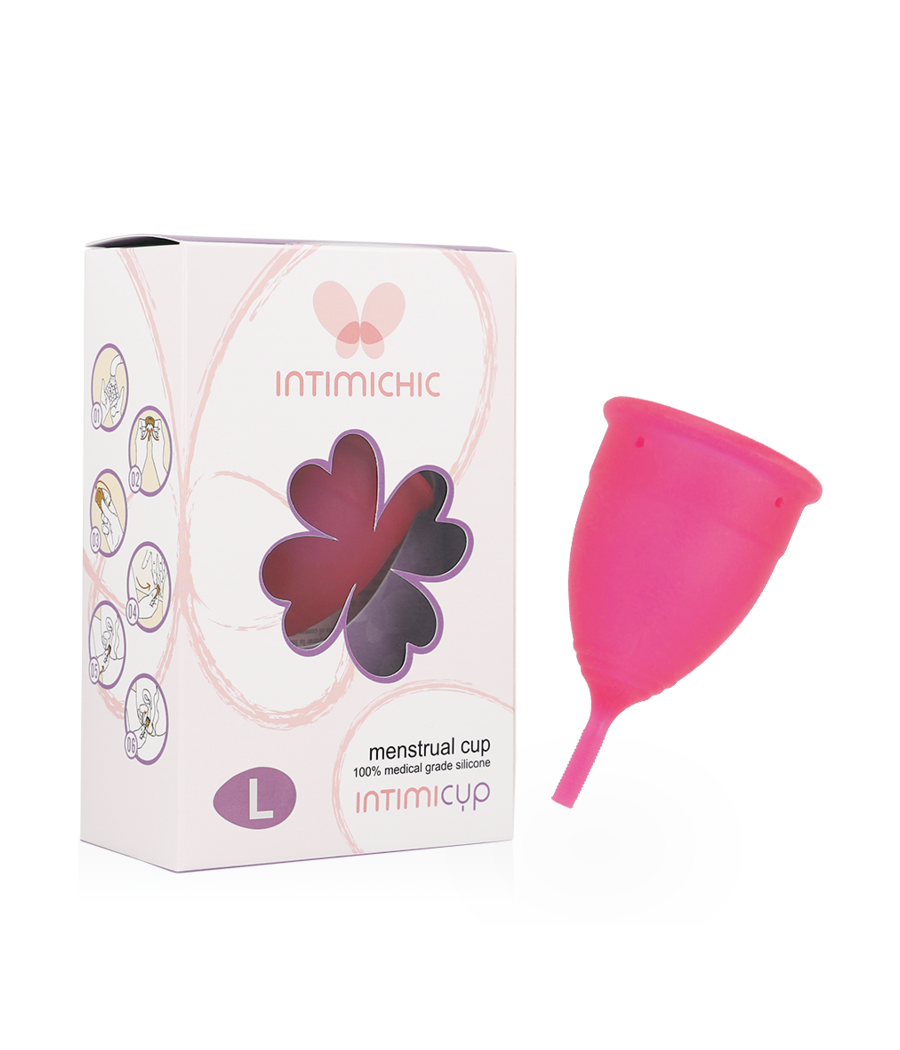 INTIMICHIC - MENSTRUAL CUP MEDICAL GRADE SILICONE - SIZE L