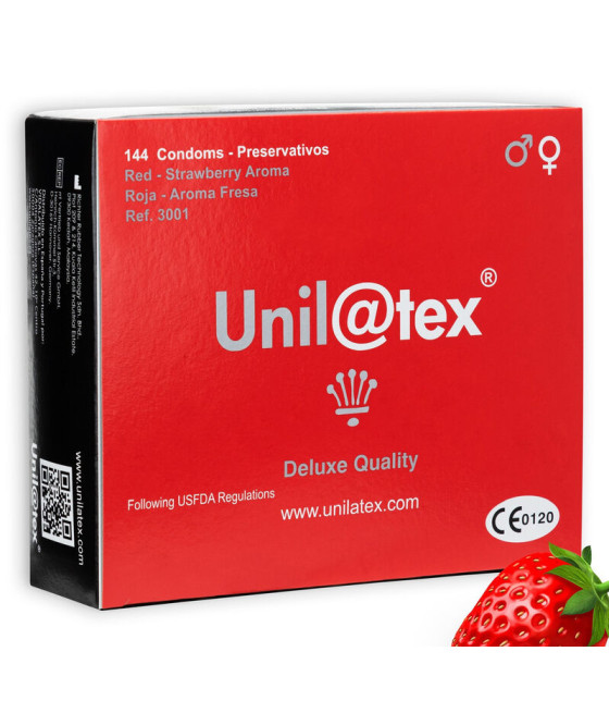 UNILATEX - CONSERVANTI UNILATEX ROSSO / FRAGOLA 144 UNITÀ