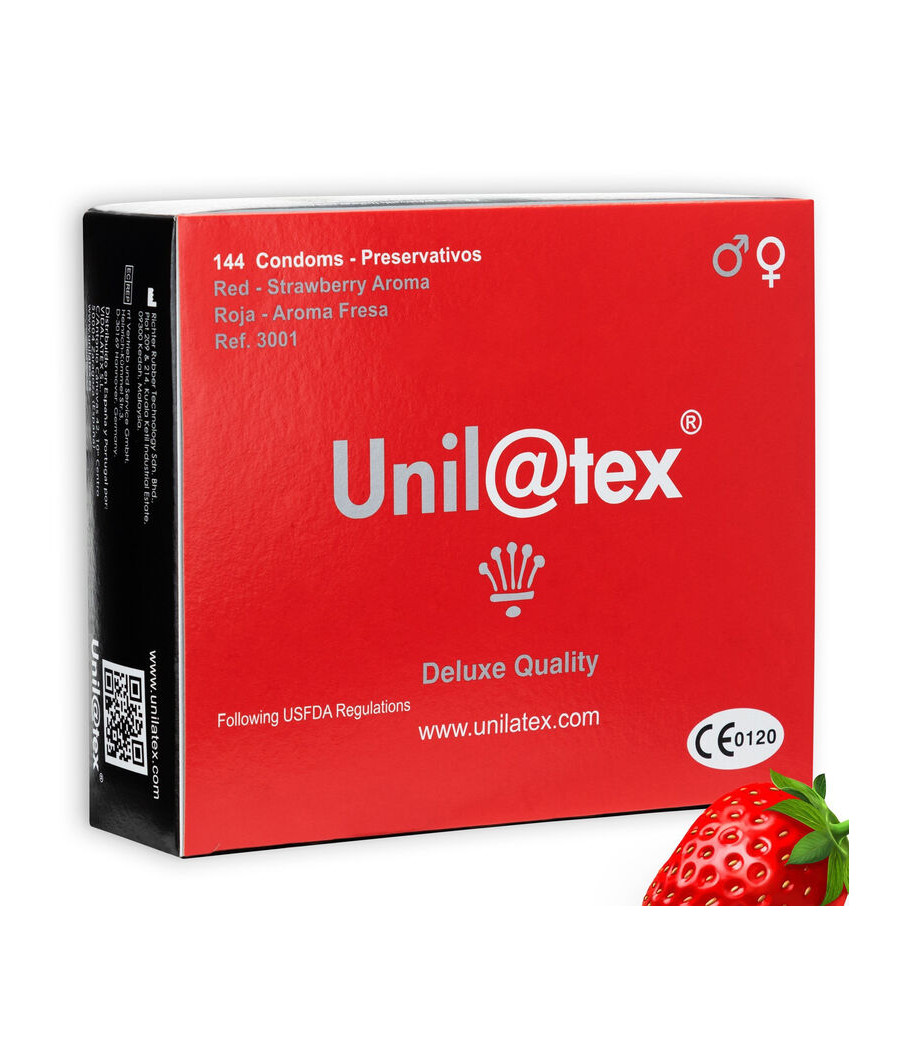 UNILATEX - RED / STRAWBERRY PRESERVATIVES 144 UNITS
