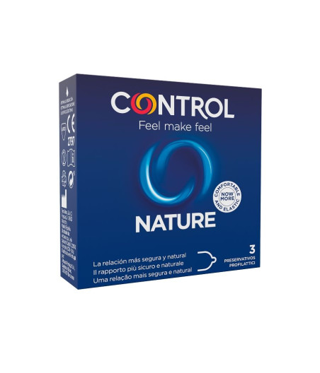 CONTROL - PRESERVATIVI ADAPTA NATURE 3 UNITÀ