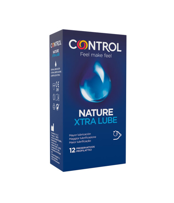 CONTROL - EXTRA LUBE PRESERVATIVOS 12 UNIDADES