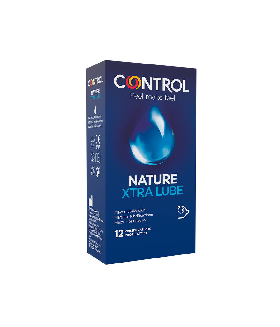 CONTROL - EXTRA LUBE PRESERVATIVOS 12 UNIDADES