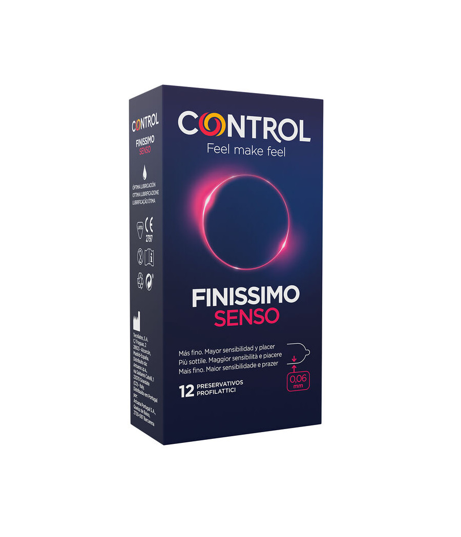 CONTROL - ADAPTA SENSO PRESERVATIVOS 12 UNIDADES