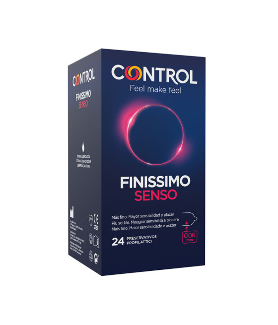CONTROL - SENSO PRESERVATIVOS 24 UNIDADES