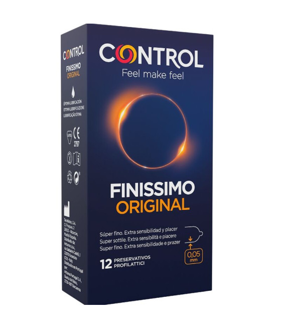 CONTROL - FINISSIMO PRESERVATIVOS 12 UNIDADES