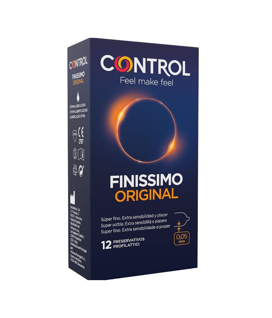 CONTROL - FINISSIMO PRESERVATIVOS 12 UNIDADES