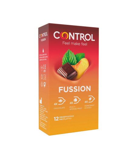 CONTROL - FUSSION PRESERVATIVOS 12 UNIDADES
