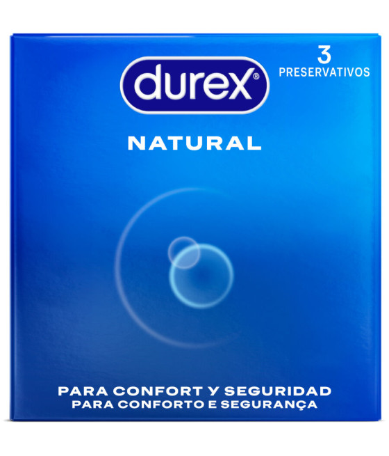 DUREX - PRÉSERVATIFS NATURELS 3 UNITÉS