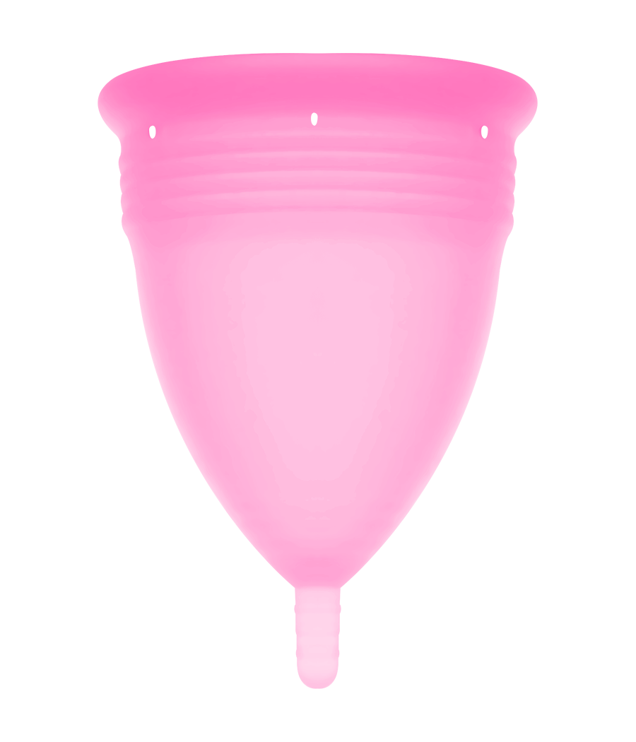 STERCUP - COPPA MESTRUALE IN SILICONE FDA ROSA - TAGLIA L