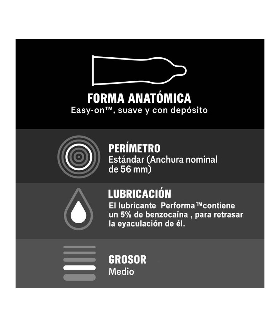 DUREX - PLACER PROLONGADO RETARDANTE 12 UNIDADES