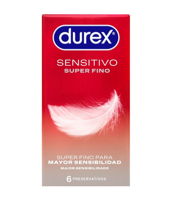 DUREX - SUPER THIN SENSITIVE 6 UNITS