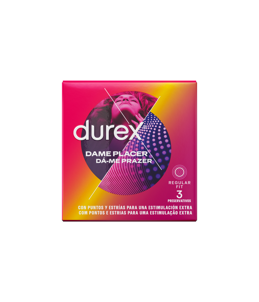 DUREX - PLACADOR DAME 3 UNIDADES