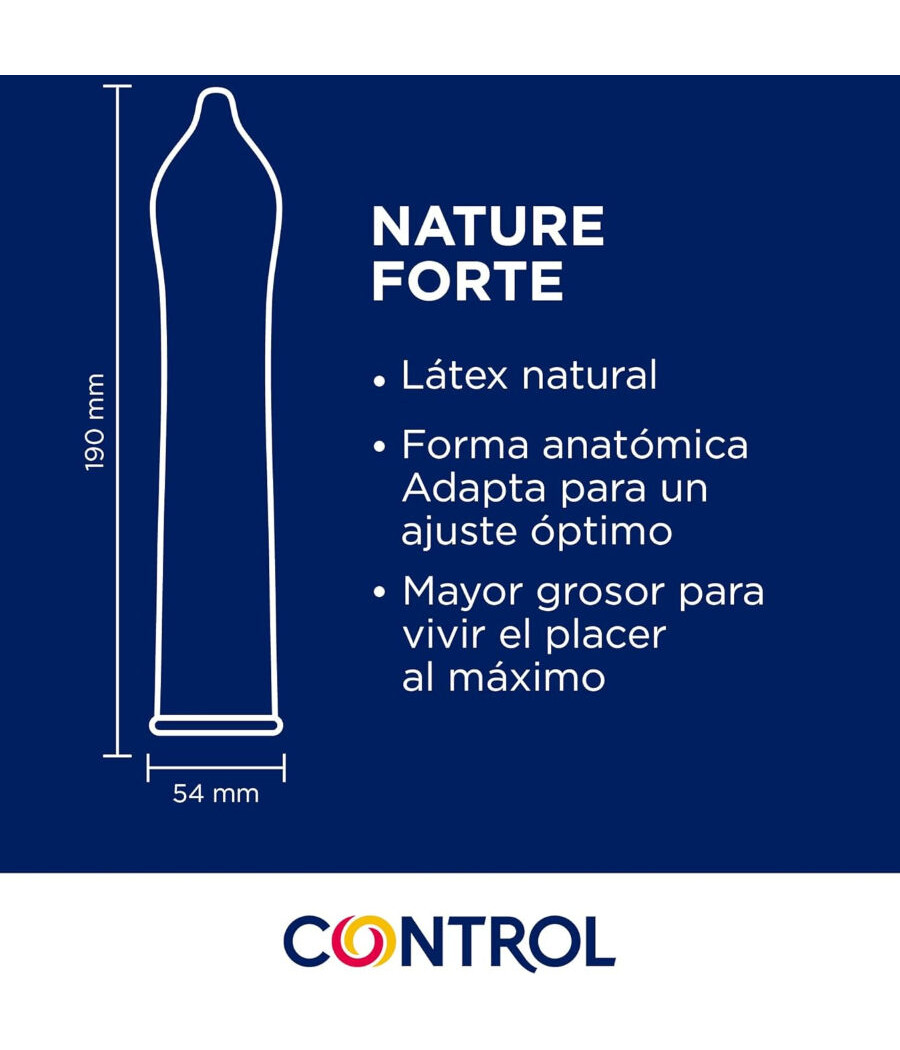 CONTROL - PRÉSERVATIFS NATURE FORTE 144 UNITÉS