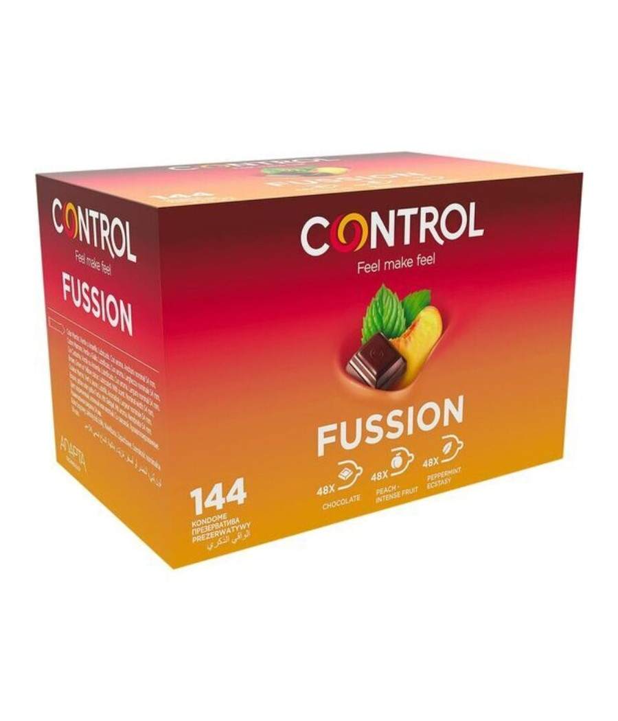 CONTROL - PRÉSERVATIFS ADAPTA FUSSION 144 UNITÉS