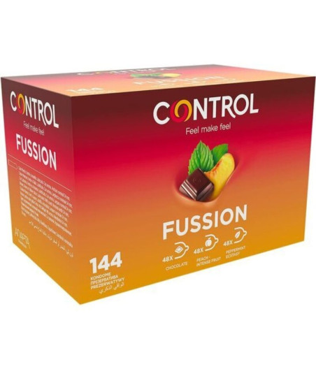 CONTROL - PRÉSERVATIFS ADAPTA FUSSION 144 UNITÉS