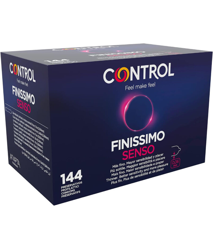 CONTROL - PRESERVATIVOS FINISSIMO SENSO 144 UNIDADES