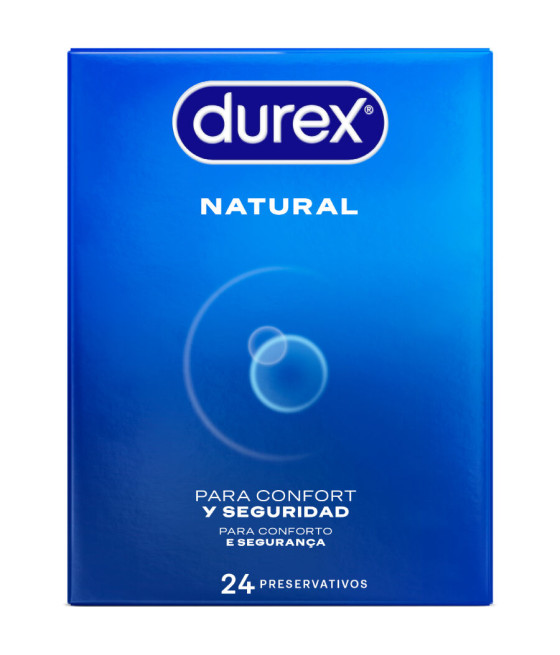 DUREX - PRESERVATIVOS NATURAIS 24 UNIDADES