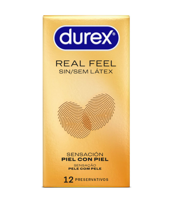 DUREX - PRESERVATIVI REAL FEEL SENZA LATTICE 12 UNITÀ