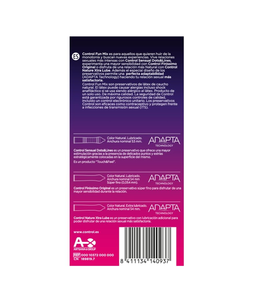 CONTROL - FÜHLEN SIE SPASS MIX 6 UDS