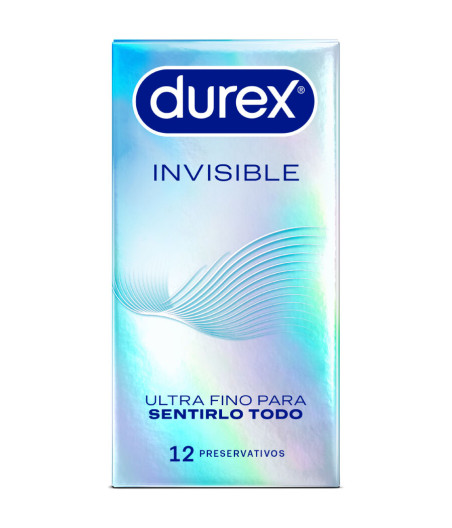 DUREX - PRESERVATIVOS INVISIBLE ULTRA FINO 12 UNIDADES