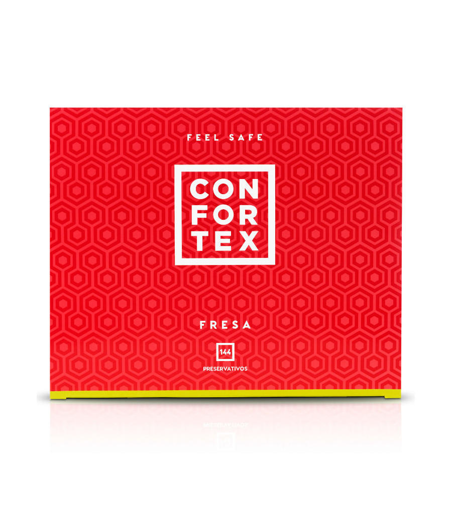 CONFORTEX - CONDOM FRAISE 144 UNITÉS