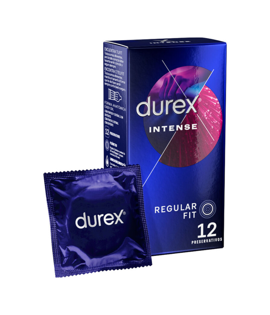 DUREX - ORGÁSMICO INTENSO 12 UNIDADES