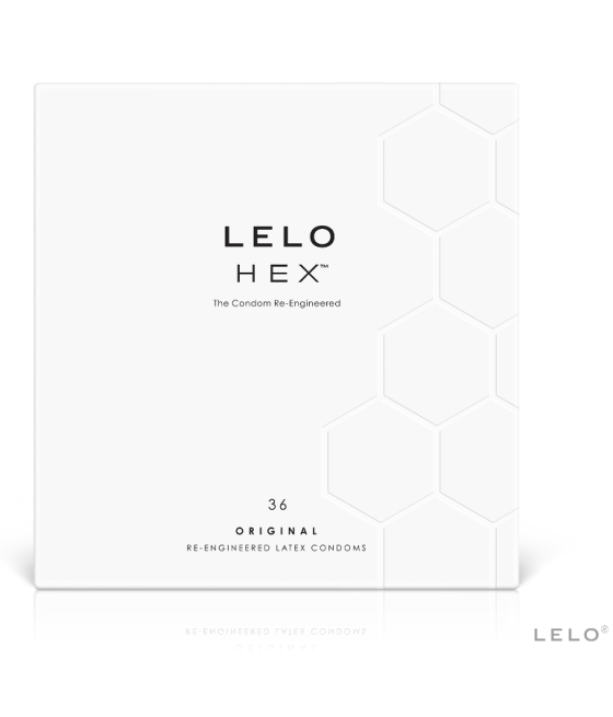 LELO - CAIXA DE PRESERVATIVO HEX 36 UNIDADES