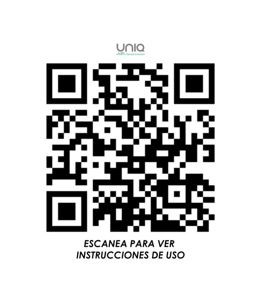 UNIQ - AIR PRÉSERVATIF FÉMININ SANS LATEX 3 UNITÉS