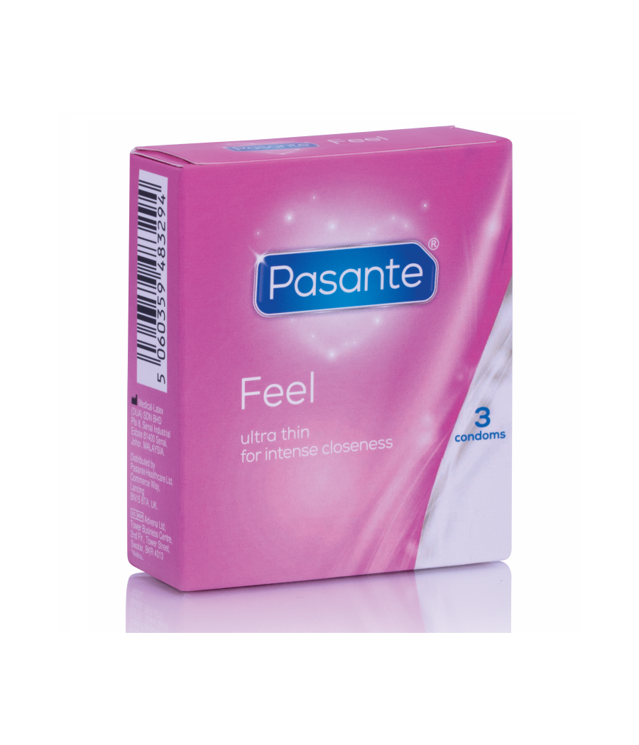PASANTE - DE PRESERVATIVOS SENSÍVEIS ULTRA FINO 3 UNIDADES
