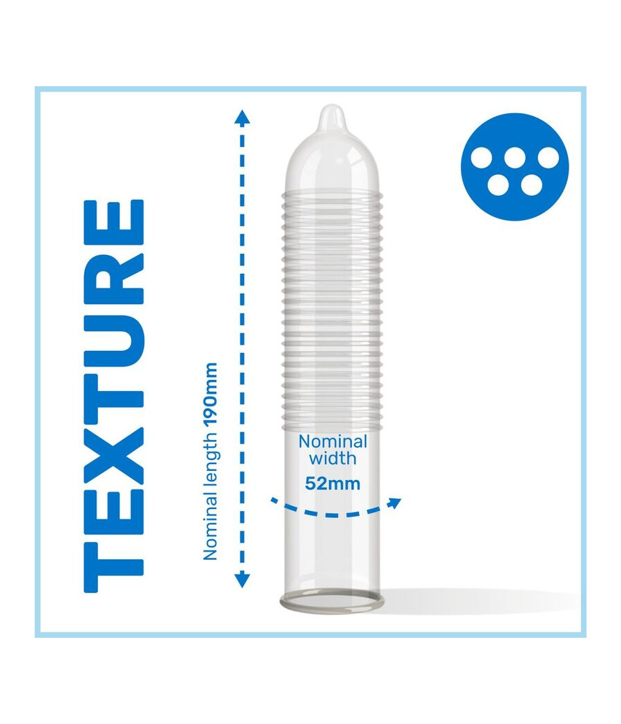 PASANTE - DOTTED CONDOMS MS PLACER 12 UNITS