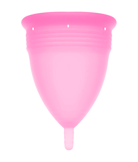 STERCUP - COPPA MESTRUALE IN SILICONE FDA ROSA - TAGLIA S