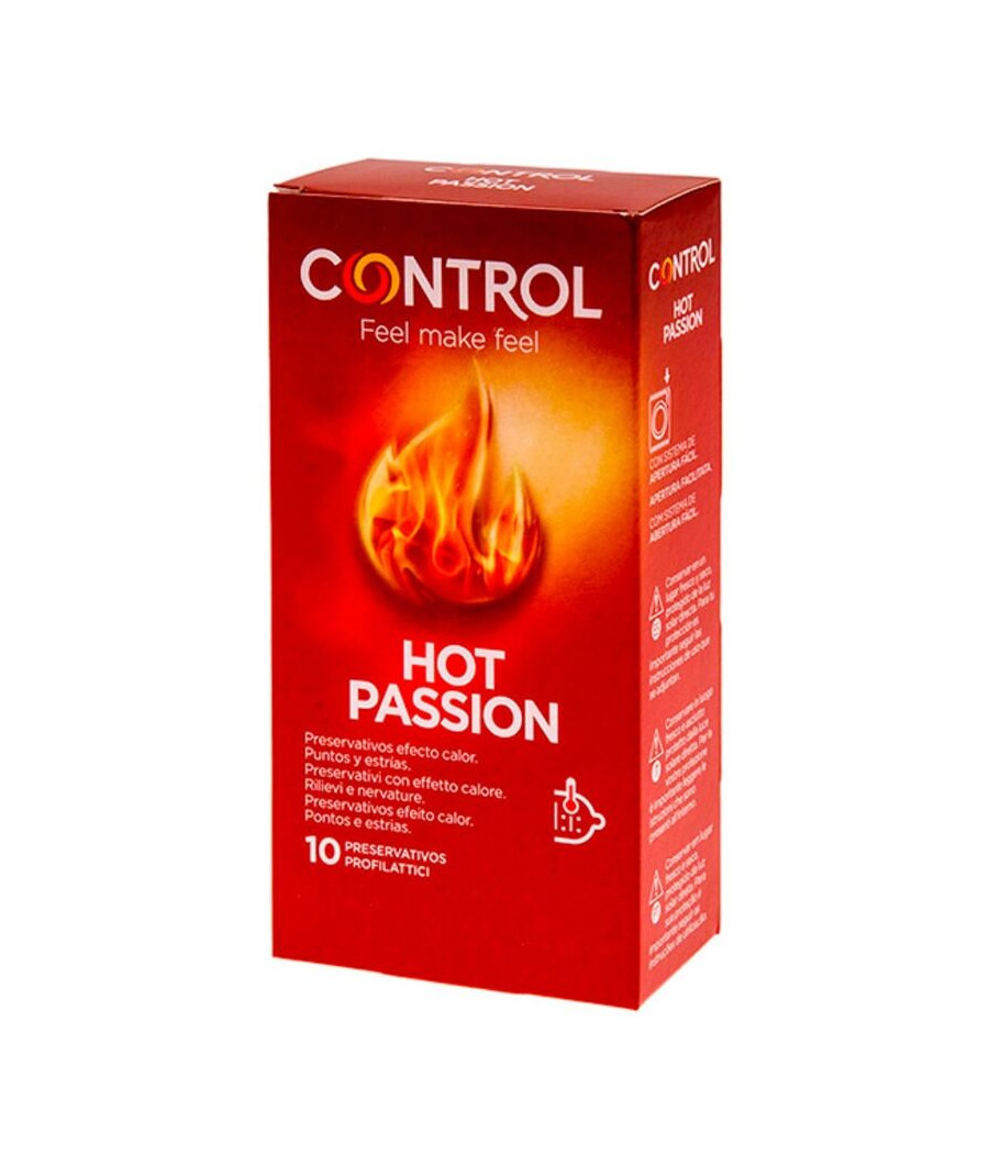 CONTROL - EFFET RÉCHAUFFANT HOT PASSION 10 UNITÉS