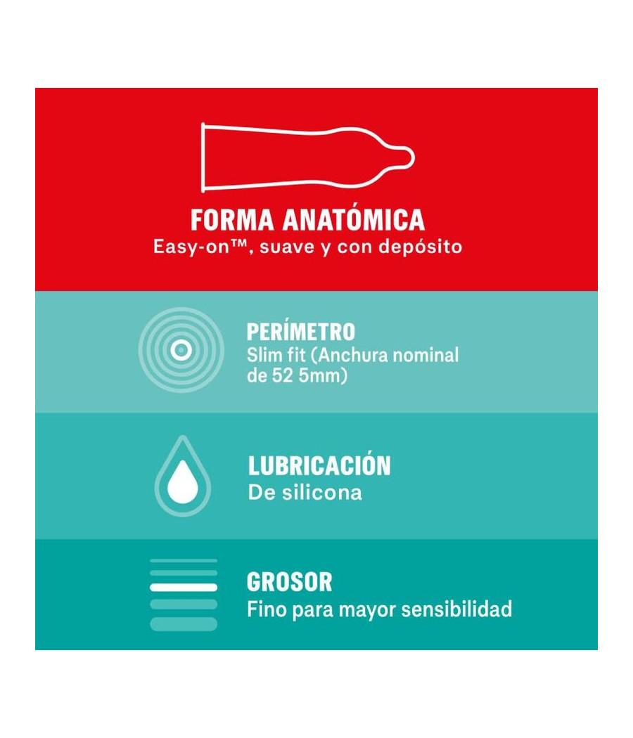 DUREX - SENSITIVO SLIM FIT 10 UNITS
