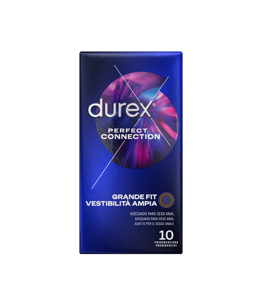 DUREX - CONEXÃO PERFEITA LUBRIFICAÇÃO EXTRA DE SILICONE 10 UNIDADES