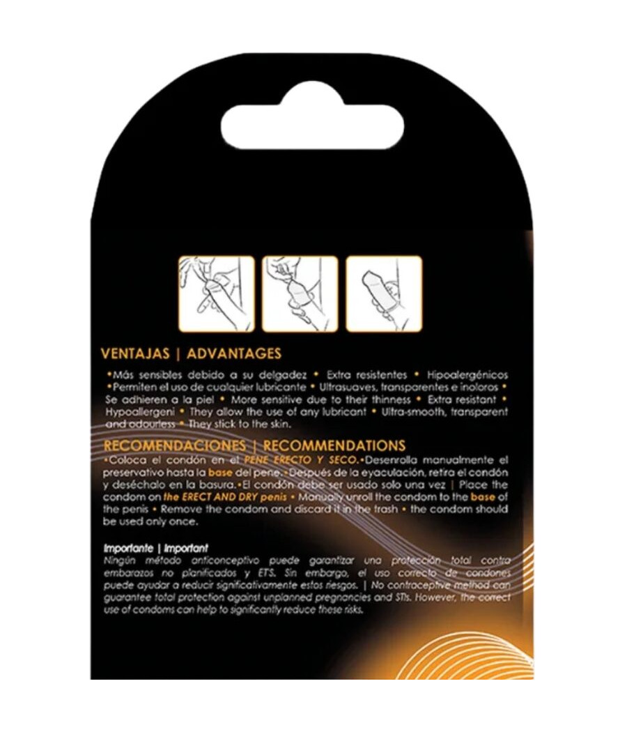 UNIQ - CLASSIC LATEX FREE CONDOMS 3 UNITS