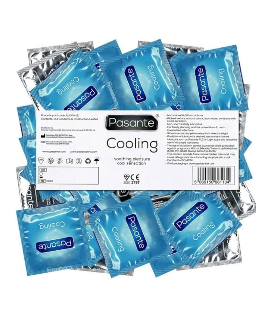 PASANTE - BUSTA DI PRESERVATIVI EFFETTO RAFFREDDANTE 144 UNIT