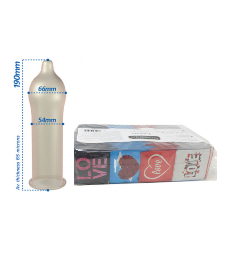 PASANTE - PRÉSERVATIFS LOVE BAG 144 UNITÉS