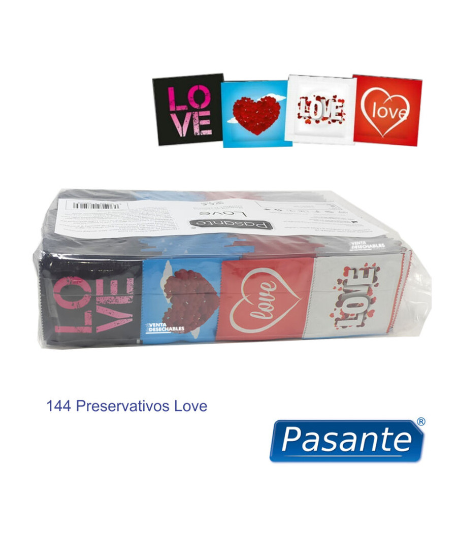 PASANTE - PRESERVATIVO LOVE BOLSA 144 UNIDADES