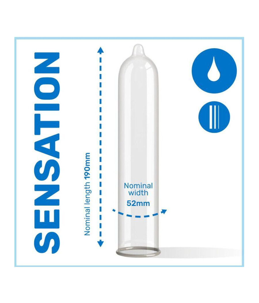 PASANTE - CONDOMS SENSITIVE BAG 144 UNITS