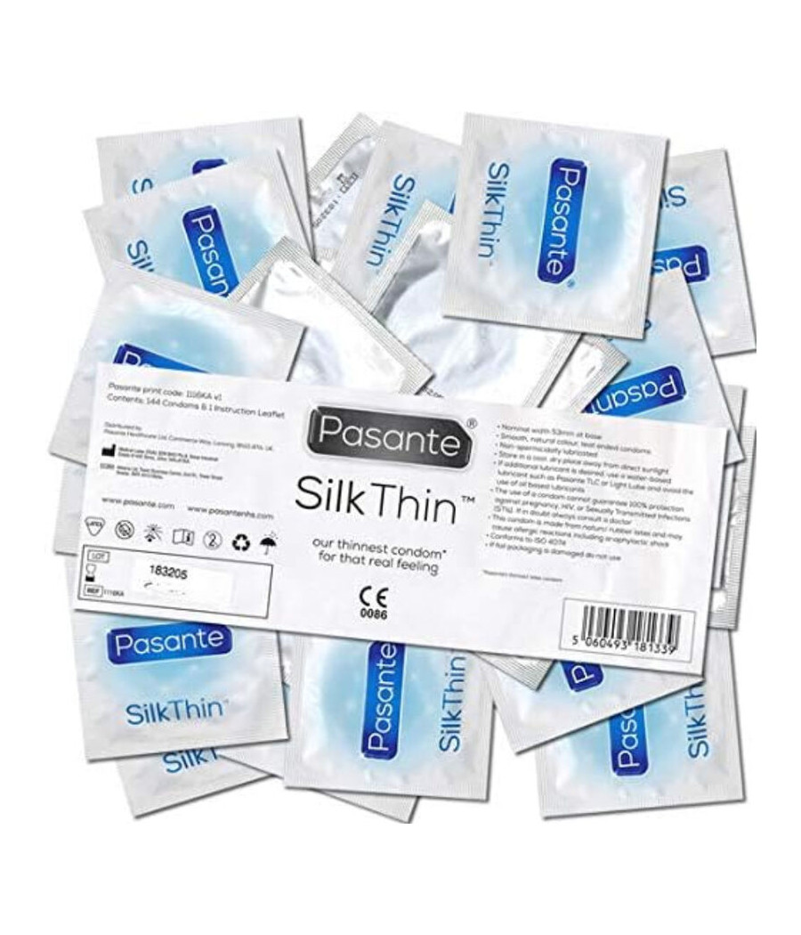 PASANTE - CONDOMS SILK THINEST 144 UNITS