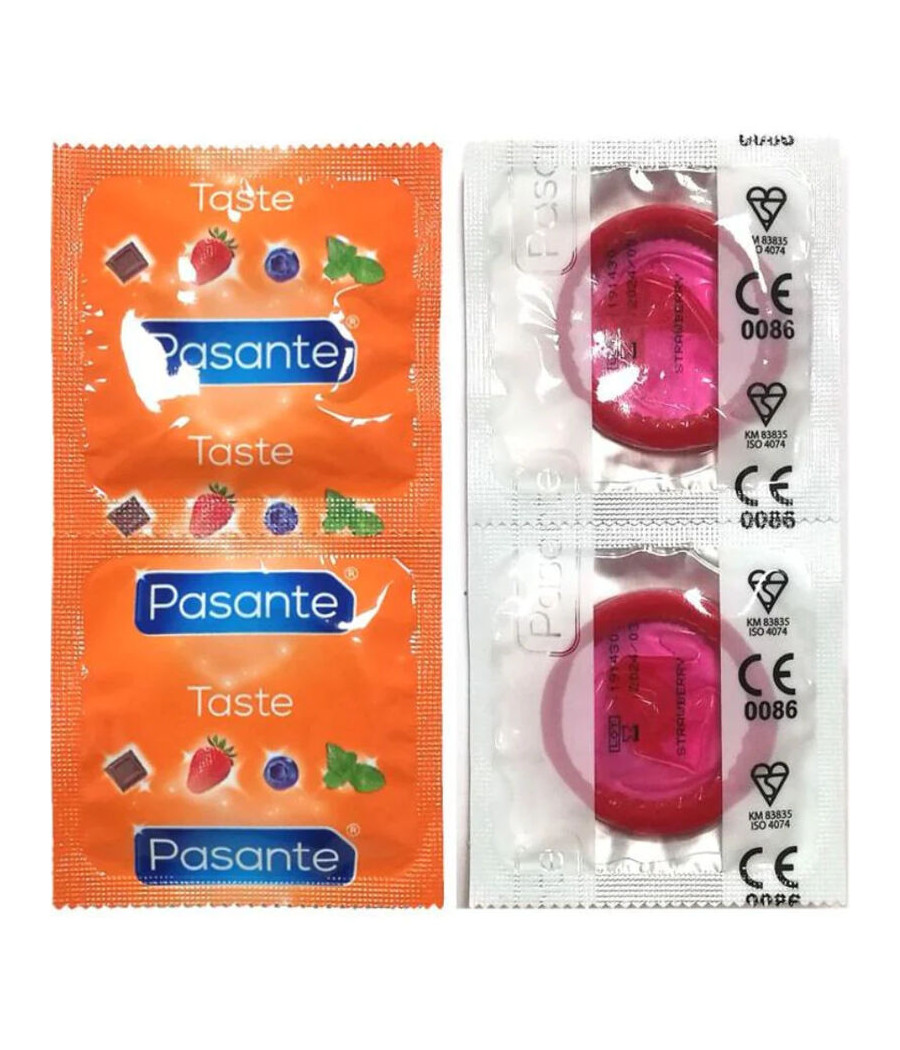 PASANTE - PRESERVATIVI GUSTO FRAGOLA BORSA 144 UNIT