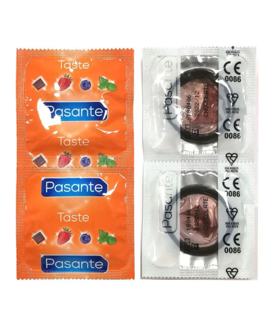 PASANTE - PRESERVATIVO SABOR CHOCOLATE BOLSA 144 UNIDADES