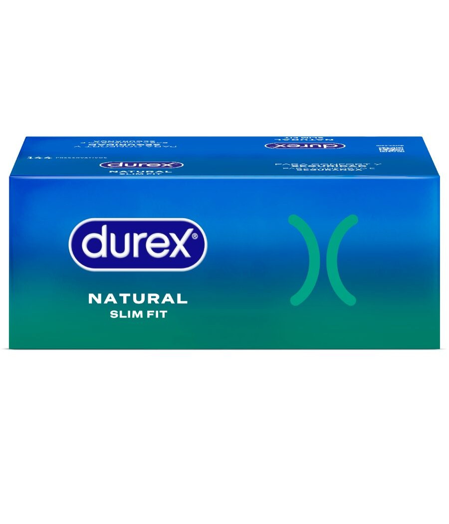 DUREX - NATURAL SLIM FIT BÁSICO 144 UNIDADES